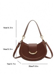 Women s Simple PU Handbag Shoulder Bag Crossbody Bag Clutch Bag Multifunctional Bag