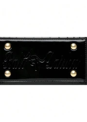 Women Patent Leather Handbag High Quality Lnterior Slot Pocket Leather Bucket Bag Female Shoulder Bag Luxury Brand Crossbody Bag