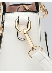 حقيبة كتف عصرية وحقيبة كروس بدي صغيرة بزخارف حرف PLANEE ومحفظة نقود بتصميم القط اللطيف، للنساء