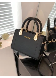 New Women s PU Leather Shoulder Bag Adjustable Strap Mini Handbag Clutch Bag Minimalist Classic Funky Leather Small Bag Square Bag Suitable For Women Travel Work Party Holiday