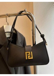 Women Fashion Casual Commute Solid Col Or Shoulder Bag Portable Crossbody Bag Suitab Le For Dating Shopping Gift
