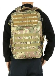 Tactical Assault Backpack Large Military Backpack For Outdoor Students Laptop Unisex Suitable For Hiking Camping Trekking Camouflage One Size