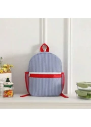 1pc Mini Cute Schoolbag Lightweight Fashion Men And Women Students Commuting Bag Suitable For School Vacation Travel Large Capacity Storage Portable Color Block With Birthday Opening Season Gift