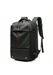 Men s Travel Backpack 17 Laptop Backpack Vacuum Compression Backpack Business Large Capacity School Backpack Expand Outdoor Backpack Commute Book Bag School Bag Gifts Fall Christmas Scream Bag Backpac