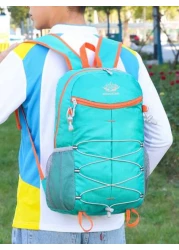 حقيبة ظهر قابلة للطي للمغامرات الخارجية. حقيبة تسلق بسيطة. حقيبة رياضة كبيرة السعة. حقيبة ظهر كاجوال متعددة ال