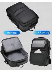 حقيبة ظهر قابلة للتوسيع ذات سعة كبيرة 1 قطعة ، حقيبة شاطئ خارجية ، حقيبة ظهر طالب مدرسي ، حقيبة نهاية الأسبوع ،