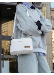 حقيبة كتف نايلون كاجوال، حقيبة كروس بودي، قابلة للتعديل، سحاب مقاوم للماء، حقيبة بحزام واحد مع جيوب متعددة، ل