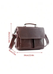 saroxi Men s Casual Shoulder Crossbody Bag Fashion Business Commuter Gift Christmas Fall University Sling Bag Cross Side Bag Gifts Scream Briefcase Document Bag Computer Bag Laptop Bag Large Capacity