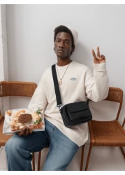 Men s Four Seasons Water Proof Letter Crossbody Bag Shoulder Bag Chest Bag Waist Bag With Headphones Empty Commute Bag Graduation Gifts Multi Functional For Books Freshman Bag Beach Bag Gym Bag Men Gi