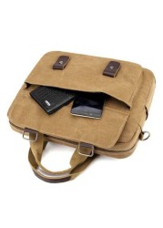 New Men s Casual Business Messenger Bag Spacious Design For Hand Carry Or Shoulder Wear