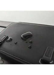 Unisex Magnetic Tape Design Small Square Crossbody Shoulder Bag Fashionable Casual Camera Bag For Men Women