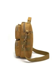 Men s Outdoor Sports Tactical Bag One Shoulder Messenger Camo Small Bag Retro Multi Functional Large Capacity Chest Bag With Multiple Compartments Shoulder Handbag For Teenagers Gift For Men