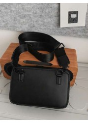Men s Stylish Square Crossbody Bag Sling Bag Casual Box Shape Shoulder Bag Small Messenger Bag For Valentine s Day Gift Father s Day Gift College Travelling Commuting Sling Bag For Men Business