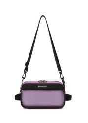 peach tree Peach Tree Men s Chest Bag Messenger Bag Waist Bag Transparent Phone Pouch One Shoulder Bag Coin Purse Running Pouch Cycling Bag Fashionable Solid Color Minimalist Design With Zipper Closur