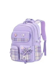 1pc Girl School Backpack Cute Children Backpack Girl Elementary Student Backpack With Compartments Back To School Gift