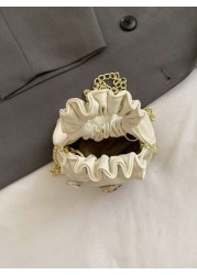 New Mini Cloud Bag Princess Diamond Handbag Clutch Shoulder Bag Diamond Evening Bag