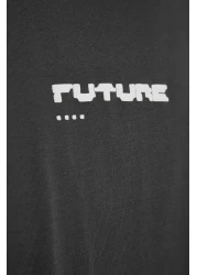  Collection AnThraciTe Fluffy PrinTed Oversize T-Shirt - 100% Tinne TMNSS23TS00171