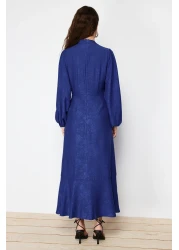  Modest فستان منسوج من قماش الجاكار الأزهار من ساكس TCTSS24EB00064