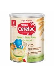 Nestle Cerelac Infant Cereal, Wheat and Fruits Pieces, from 8 Months, 400g