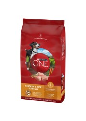 Purina ONE Chicken &amp; Rice Formula, Dog Food, 3.63kg