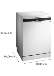 Siemens Series iQ300 Free Standing Dishwasher SN23HW65MM White 60cm