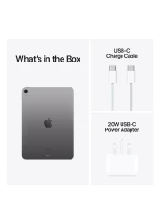 Apple iPad Air 11 Tablet, 256GB, Space Grey, 8GB RAM, 11-Inch, 12 MP Camera, Liquid Retina Display, Wi-Fi Only