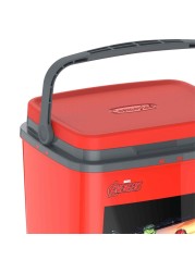كوزموبلاست صندوق غداء مبرد معزول بطبعة مارفل أفنجرز مزود بمقبض سعة 4 لتر - أحمر IFDIAVGCB004
