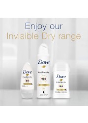 Dove Women Antiperspirant Deodorant Stick For Refreshing 48-Hour Protection Invisible Dry Alcohol Free 40g