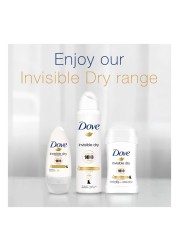 Dove Women Antiperspirant Deodorant Roll-On With 48 Hour Protection And &frac14; Moisturising Cream Invisible Dry Alcohol Free Antiperspirant 50ml