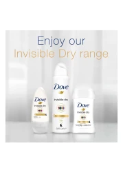 Dove Women Antiperspirant Deodorant Roll-On With 48 Hour Protection And &frac14; Moisturising Cream Invisible Dry Alcohol Free Antiperspirant 50ml