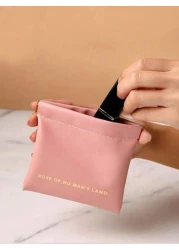 1pc Travel Makeup Bag Hanging Toiletry Bag Makeup Brush Holder Multi Functional Handbag Organizer Cosmetic Bag PVC Pouch Perfume Storage Box Makeup Organizer Essential For Summer Vacation Beach Bag Po