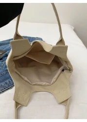 حقيبة نسائية جديدة عصرية كاجوال للذراع ، حقيبة يد كبيرة السعة ، طبعات قطط ، حقيبة كتف نسائية ، مصنوعة من قماش