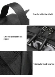 حقيبة ظهر كبيرة السعة للتخييم والتنزه في الهواء الطلق، حقيبة ظهر متعددة الوظائف للجنسين للسفر والتنزه والريا