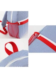 1pc Mini Cute Schoolbag Lightweight Fashion Men And Women Students Commuting Bag Suitable For School Vacation Travel Large Capacity Storage Portable Color Block With Birthday Opening Season Gift