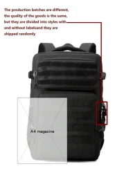 Outdoor Multi Pocket Backpack Men Purse Can Hold 15 6 Inch Computer Bag Lightweight School Bag Large Capacity Travel Bag Commuter Convenient Day Bag Multi Functional Book Bag For Students Junior High