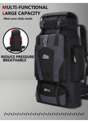 Light Hiking Bag Large Capacity Backpack Adjustable Travel Bag Multi Functional Hiking Bag Multi Pocket Duffel Bag Multi Pocket Camping Bag Suitable For Travel Holiday Hiking Hiking Camping Outdoor Sp