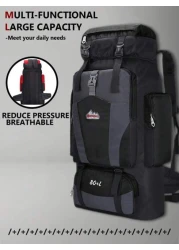 Light Hiking Bag Large Capacity Backpack Adjustable Travel Bag Multi Functional Hiking Bag Multi Pocket Duffel Bag Multi Pocket Camping Bag Suitable For Travel Holiday Hiking Hiking Camping Outdoor Sp