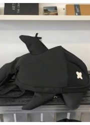 peach tree Large Capacity Men s Backpack Fashionable Minimalist Shark Design Couple Backpack Suitable For High School College Students Commuting Travel Sports Halloween Christmas Gifts Peach Tree Bran