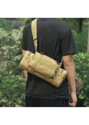 NYXIA حقيبة كتف مقاومة للماء متعددة الاستخدامات، حقيبة صدر محمولة للخارج، حقيبة دراجة، حقيبة خصر من النايلون عا