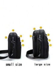 1pc Men s Shoulder Bag Casual Oxford Cloth Multi Layer Crossbody Bag Chest Bag For Men Side Bags For Men Satchel Bag Leather Bag Hobo Bag Hip Bag Travel Christmas Holiday Thanksgiving Gifts For Men To