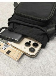Men Mini Shoulder Bag Crossbody Bag Wallet Phone Pouch