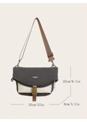 New Fashion Simple Waterproof Men s Shoulder Bag Outdoor Casual Gym Cycling Messenger Bag College Style For School Work Travel High Quality Phone Pouch Gift