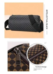 Unisex Fashion Korean Style Round Cylinder Messenger Shoulder Bag Long Strap