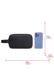 arctic hunter Men Clutch Bag Portable Washing Toiletry Bag Handbag For Sports Business And Travel Storage Bag Underarm Bag Square Bag For Business Gift For Father Wash Bag Toiletry Bag Handbag For Uni