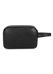 peach tree 1pc Men Business Clutch Bag Peach Tree Brand PU Square Pillow Wrist Wallet Pouch Crossbody Handbag Versatile Storage Bag For Business Travel Gifts For Men Father s Day Valentine s Day