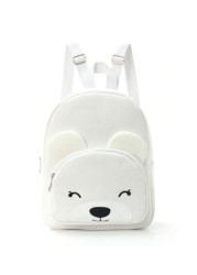 1 Piece Of Children S Cute Cartoon Bear Embroidered Backpack Large Capacity Multifunctional Corduroy Material Children S Backpack School Children S Backpack Suitable For Girls And Boys Kindergarten Pr