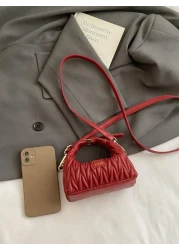 New Mini Embroidered Letter Wristlet Purse Fashionable Small Clutch Wallet For Cosmetics Evening Party Coin Pouch Crossbody Bag