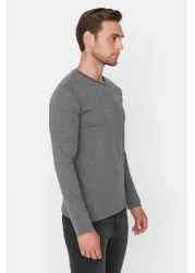  Collection Anthracite Melange-White-Black Regular/Normal Fit 3 Pack 100% Cotton T-Shirt Tmnaw21Ts0197