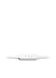 JBL Tune 110 Headphones Wired In-Ear Deep And Powerful Pure Bass Sound White